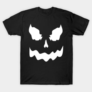 Spooky Ghost Face Halloween Costume Party Tee T-Shirt